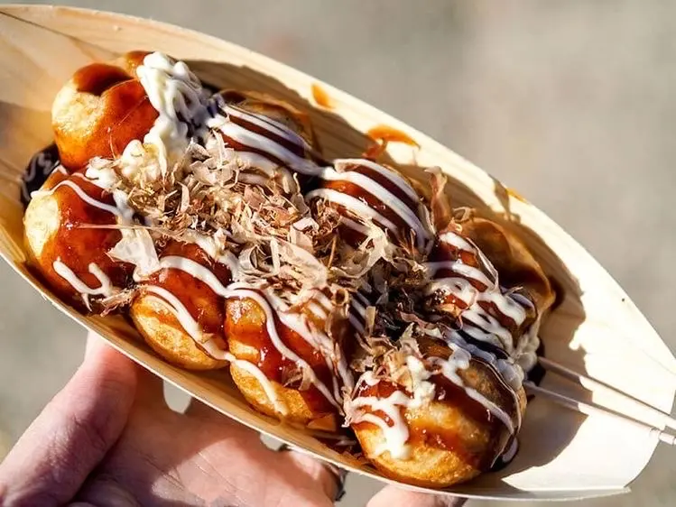 Hình ảnh Set 10 Viên Takoyaki lắc phô mai