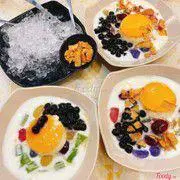 Hình ảnh Sữa chua trân châu flan