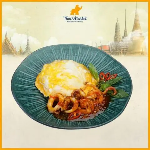 Hình ảnh Cơm Chiên Omelette Hải Sản (thanh cua, cá hồi, tôm)