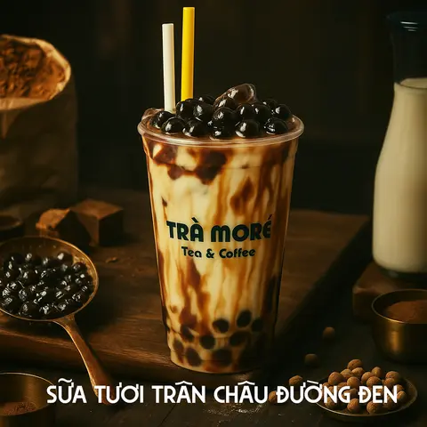Hình ảnh Sữa Tươi Trân Châu Đường Đen (700ml)