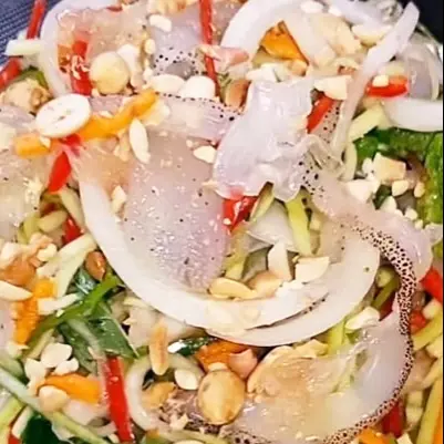Hình ảnh Gỏi Đu Đủ Sứa