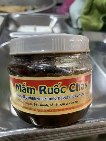 Hình ảnh mắm ruốc chay 