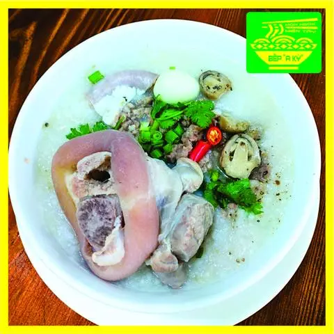 Hình ảnh Cháo Giò Gân & Thịt Bằm