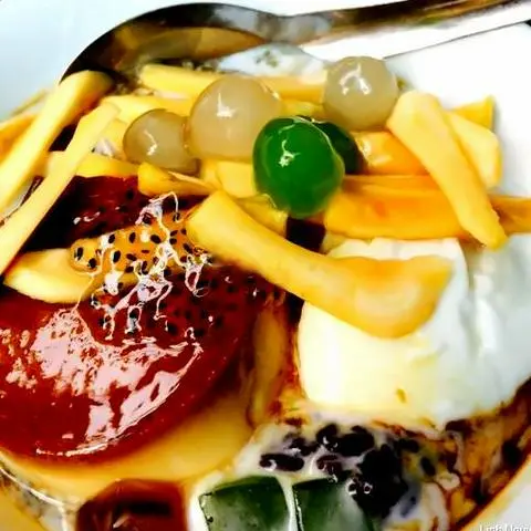 Hình ảnh Sữa chua mít, nếp cẩm, caramel