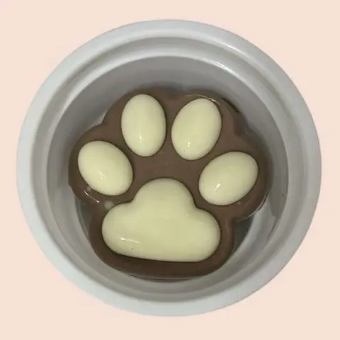 Hình ảnh Trà sữa khúc bạch chân mèo socola