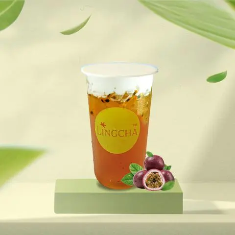Hình ảnh Lục Trà Chanh Dây Machiato M