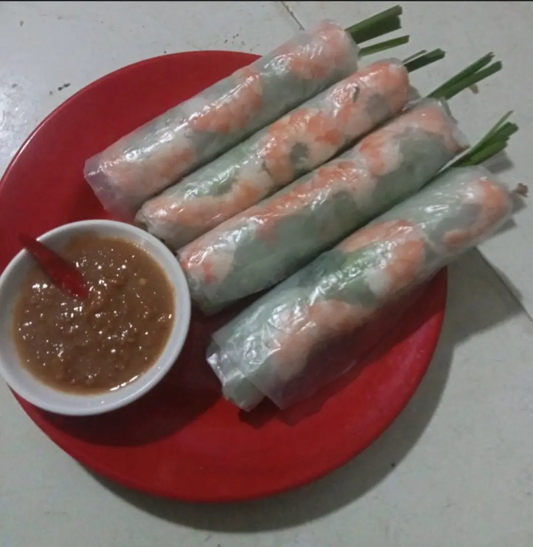 Hình ảnh gỏi cuốn tôm (1 cuốn)