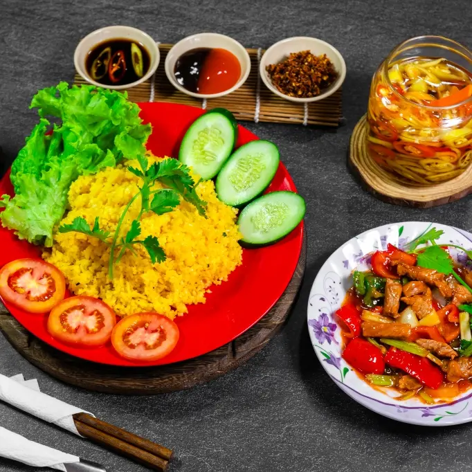 Hình ảnh Cơm bò lúc lắc