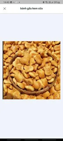 Hình ảnh bánh kem gấu 200g