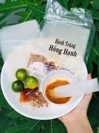Hình ảnh Bánh Tráng Sate Muối Tắc