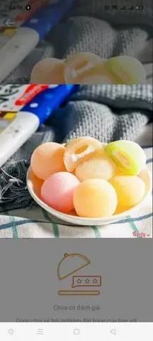 Hình ảnh Mochi chấm sữa 麻糬