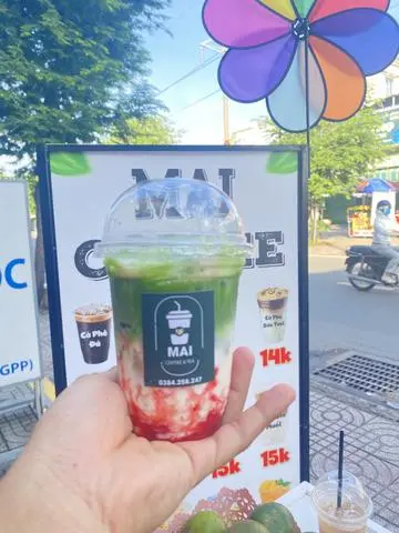 Hình ảnh Matcha latte Dâu