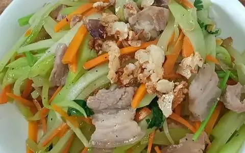 Hình ảnh Cơm susu xào ba rọi