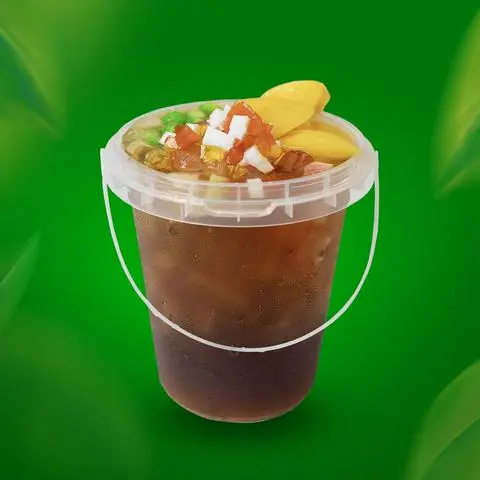 Hình ảnh Hồng Trà Xô Đào Full Set Size 1L