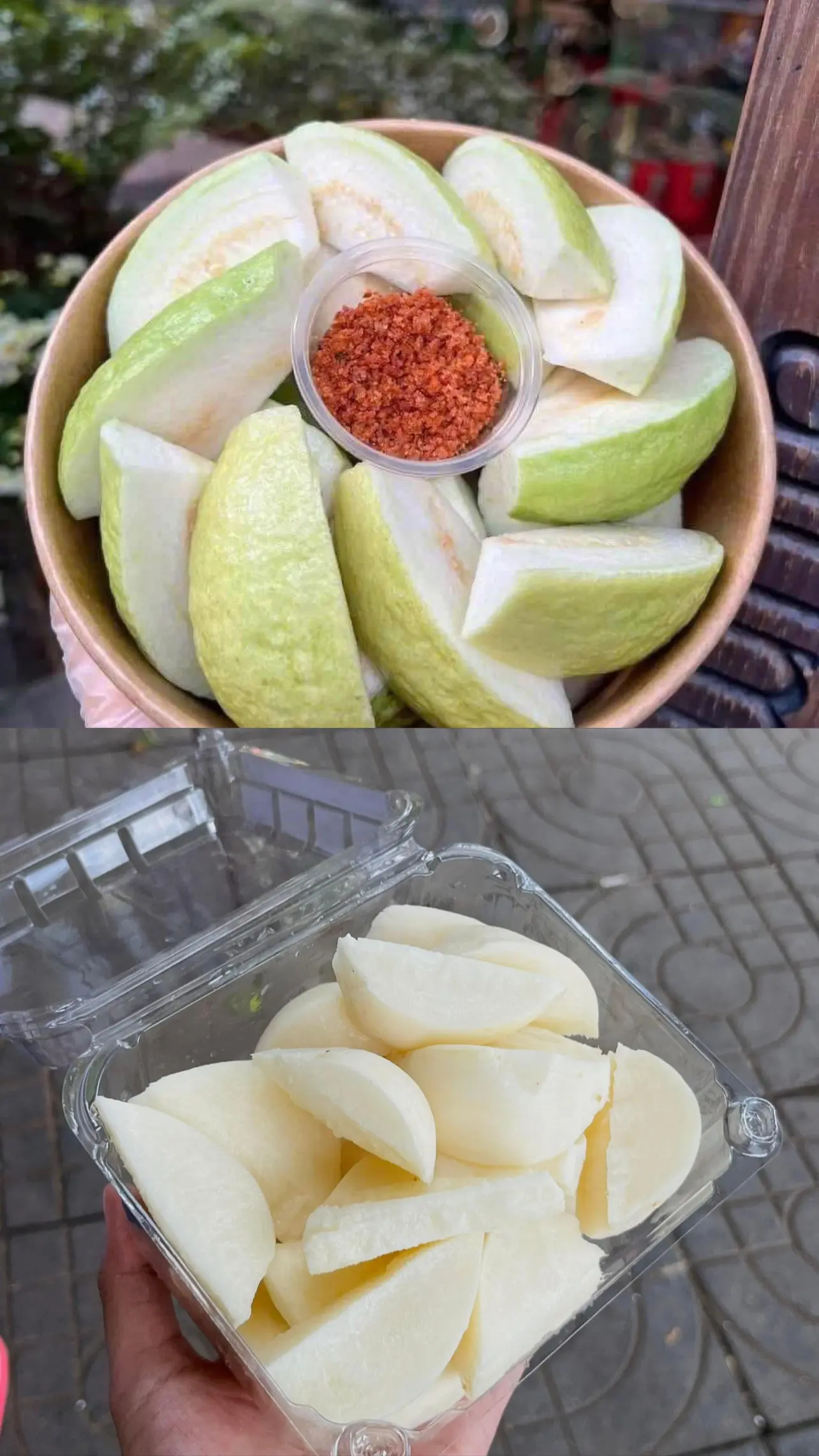 Hình ảnh Ổi + Sắn Kèm Muối