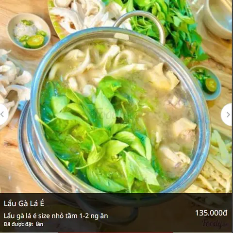 Hình ảnh Lẩu gà lá é
