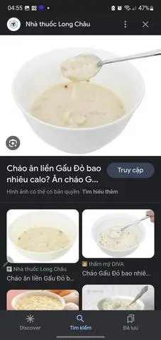 Hình ảnh cháo trắng Gấu Đỏ