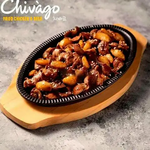 Hình ảnh Mề Gà Xào