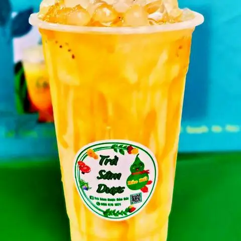 Hình ảnh Yogurt Lắc Chanh Dây - Topping Trân Châu Trắng, Hạt Chia 