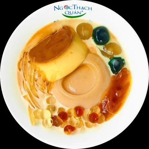 Hình ảnh Tàu hũ hoàng kim caramen