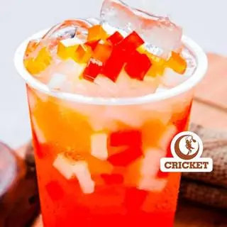 Hình ảnh Trà đào thạch trái cây size lớn 