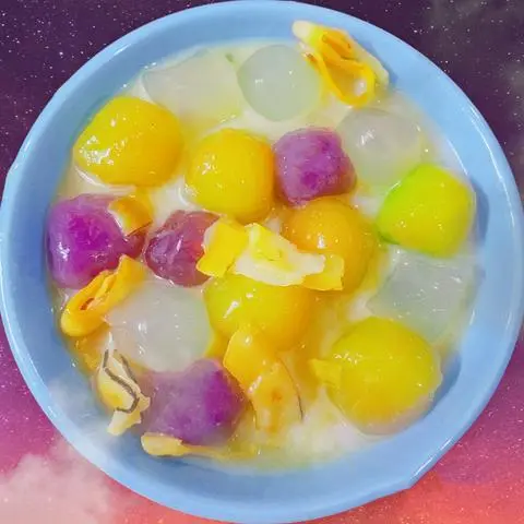 Hình ảnh (Chè Khoai Nhân Phô Mai) (Hong Kong) Rau Câu Phô Mai, Kem Sữa Dừa Bến Tre