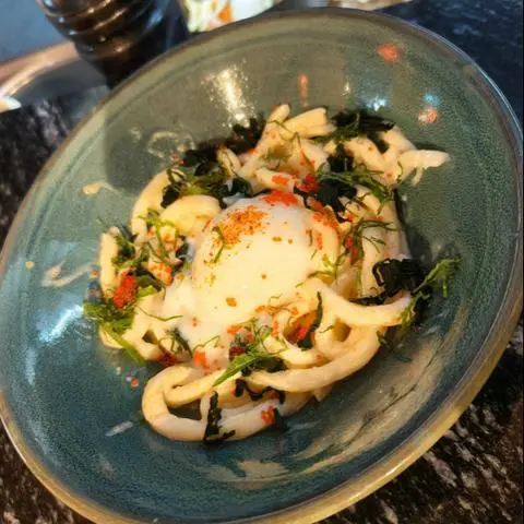 Hình ảnh Mì udon trộn mentai
