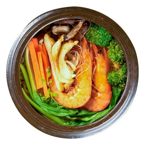 Hình ảnh Miến trộn hải sản