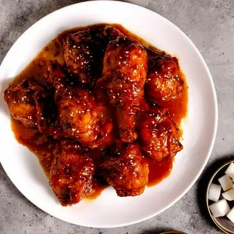 Hình ảnh Đùi gà rán xốt Galbi