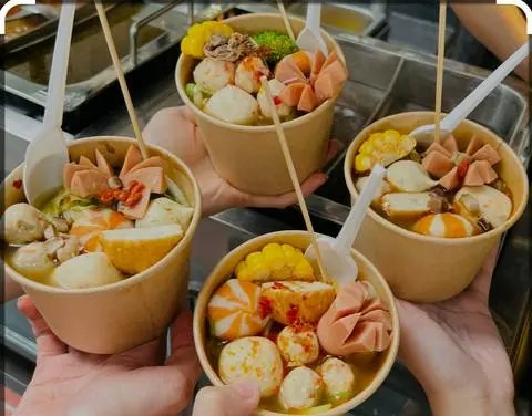 Hình ảnh Lẩu ly viên Hải sản ( Cá viên, Bò viên, Mực viên, Tôm viên, Cá viên rau củ, Hồ lô)