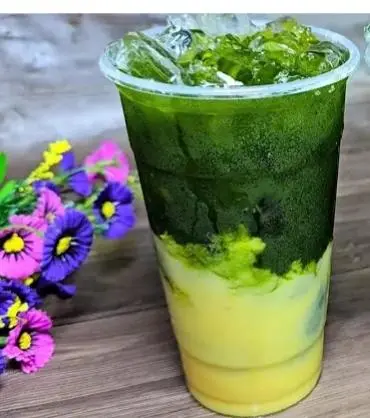 Hình ảnh Rau Má Đậu Xanh Sữa Dừa 
