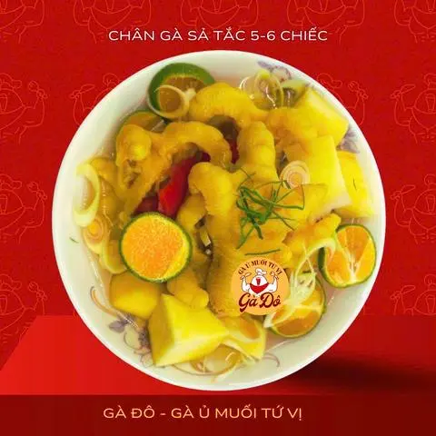 Hình ảnh Chân gà rút xương sả tắc