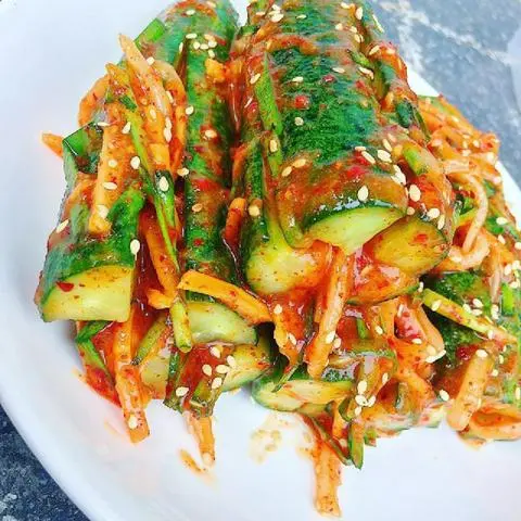 Hình ảnh kim chi dưa leo