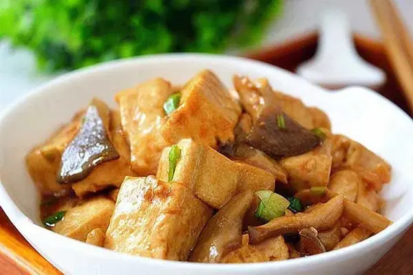 Hình ảnh Đậu Hủ Kho Nấm Bào Ngư 