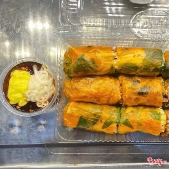 Hình ảnh Bánh tráng cuốn chấm