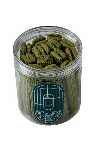 Hình ảnh BATON COOKIE  NHÂN KEM MATCHA (hũ 180gr)