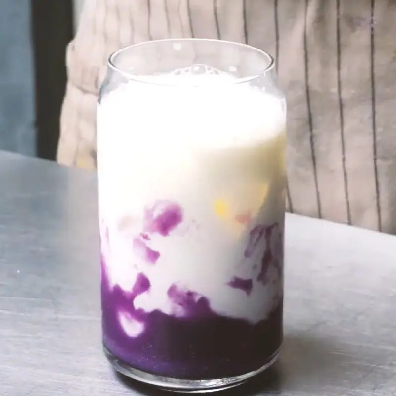 Hình ảnh khoai môn latte 