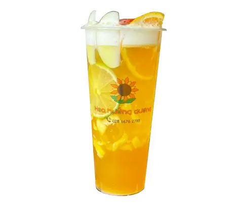Hình ảnh Trà trái cây xoài vàng tươi