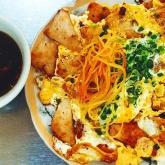 Hình ảnh Bột Khoai Môn Chiên 2 Trứng + Bò Xào