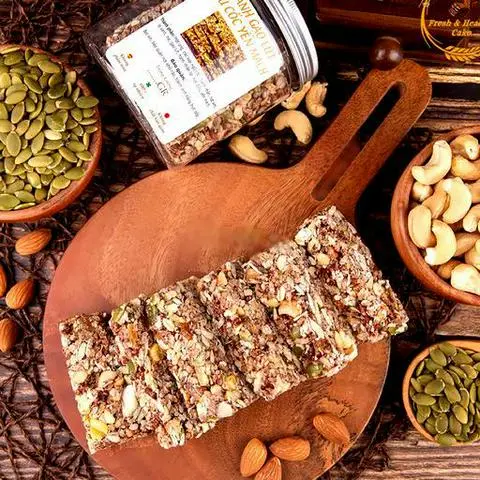 Hình ảnh Thanh gạo lứt ngũ cốc yến mạch - 200gr