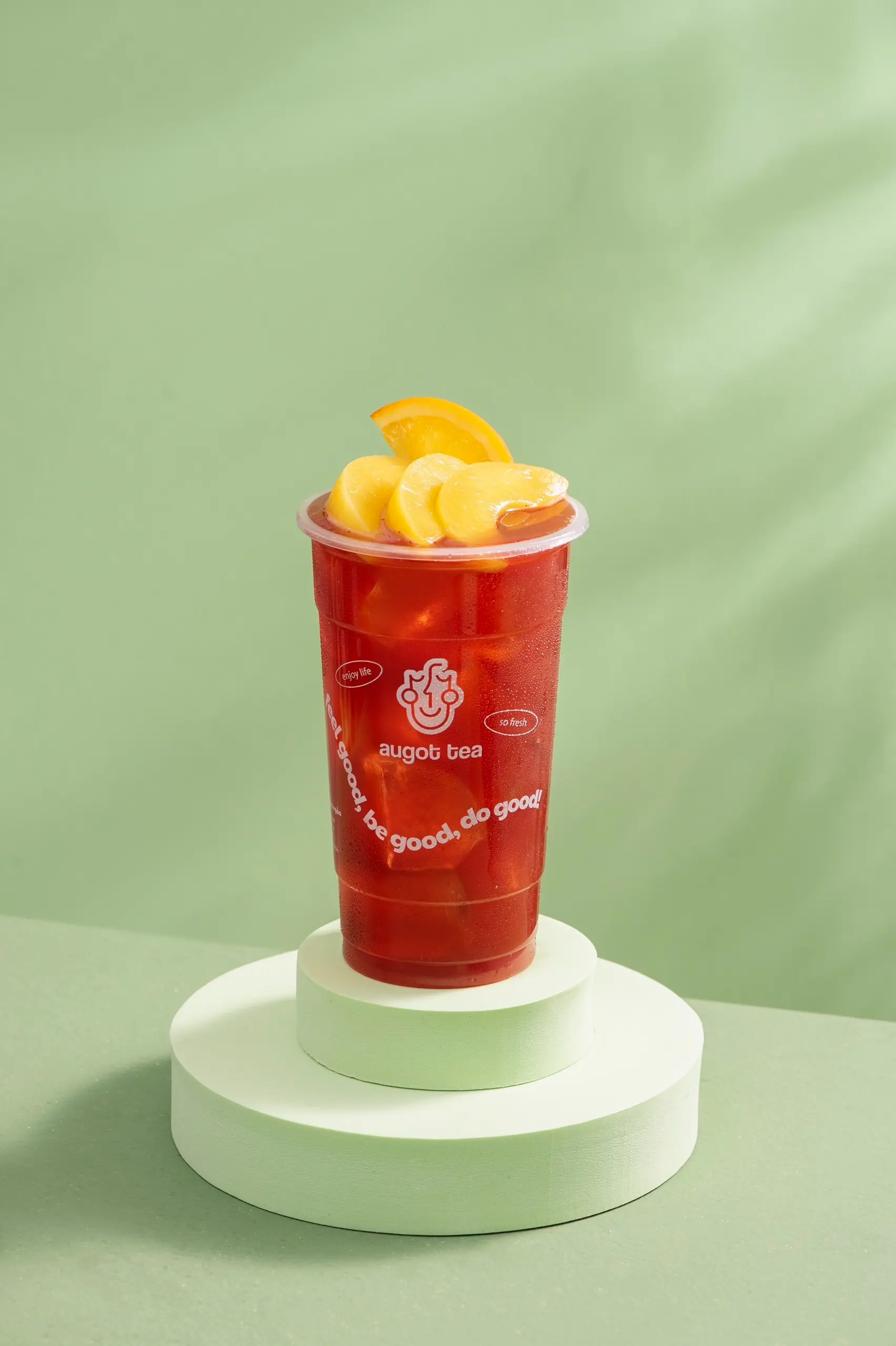 Hình ảnh  Trà Cam Đào Dâu Tây - Orange Peach Stawberry Tea