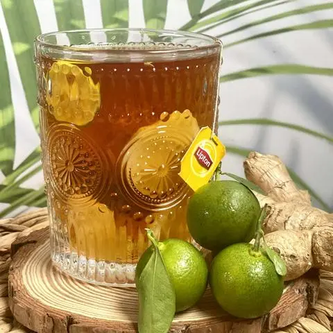 Hình ảnh Trà lipton gừng mật ong (nóng)