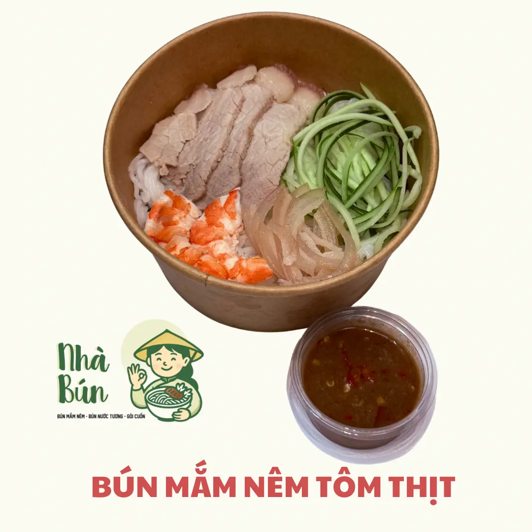 Hình ảnh Bún mắm nêm tôm thịt