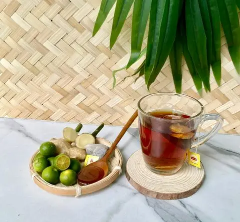 Hình ảnh Trà Lipton Gừng Tươi Mật Ong (Trà nóng )