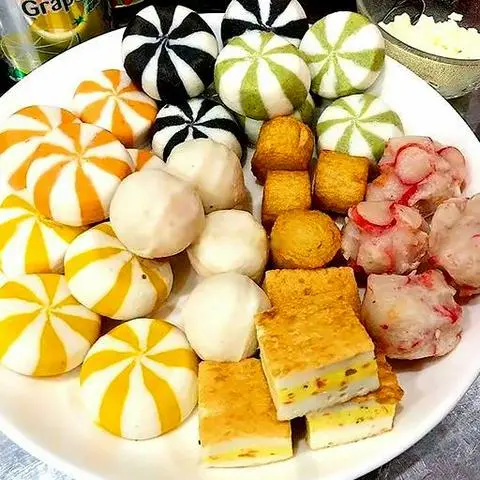 Hình ảnh Bánh bao trứng cá hồi