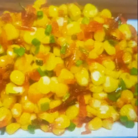 Hình ảnh bắp xào tép