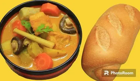 Hình ảnh Bánh mì cà ri chay