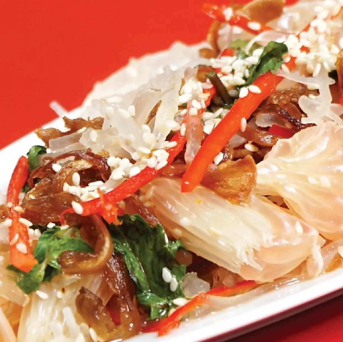 Hình ảnh Gỏi bưởi rong sụn - Tossed pomelo with seamoss