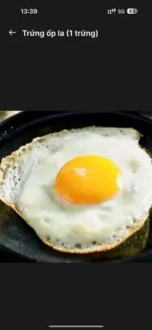 Hình ảnh Trứng ốp la (1 trứng) 