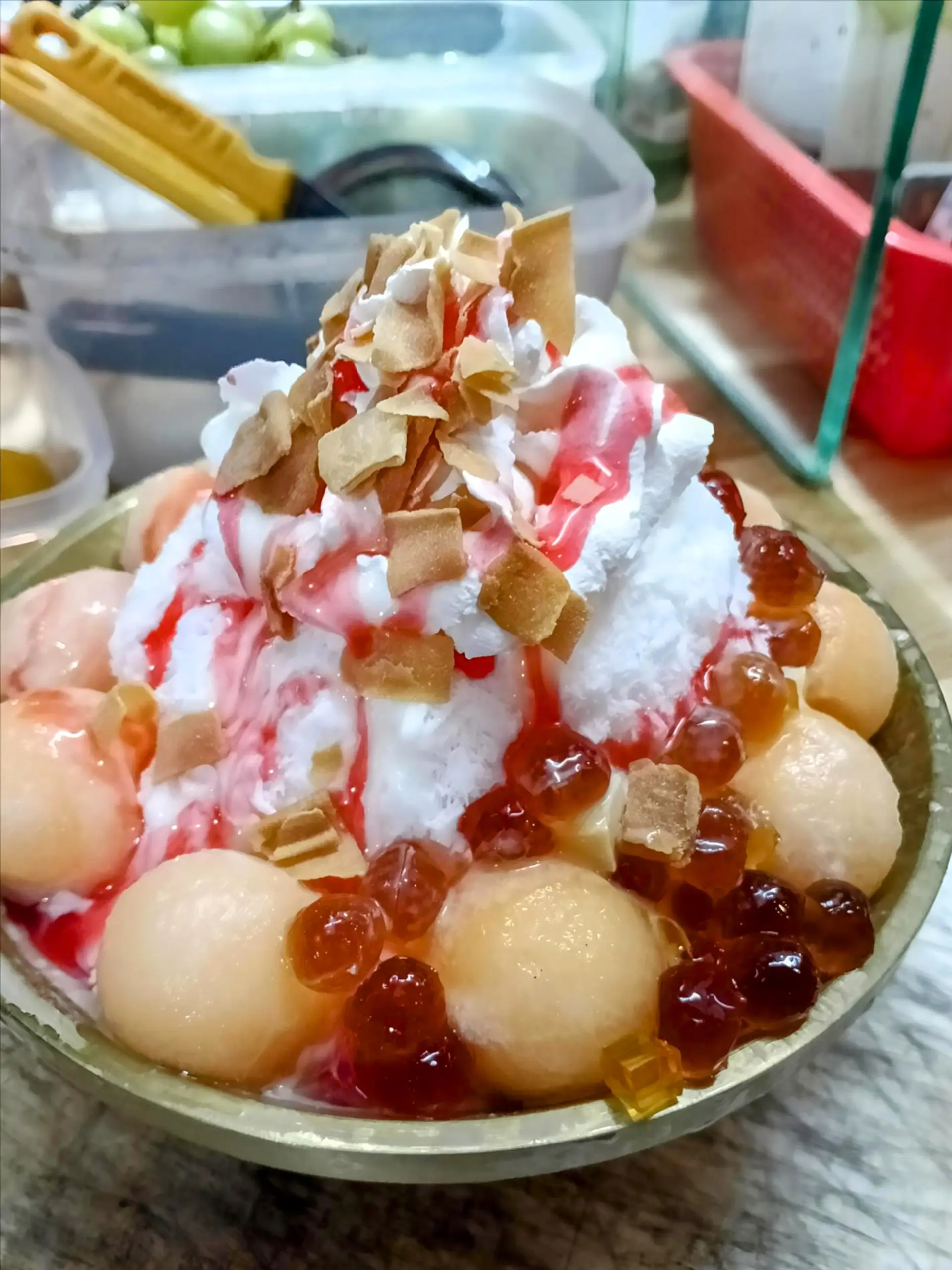 Hình ảnh Bingsu Dưa Lưới